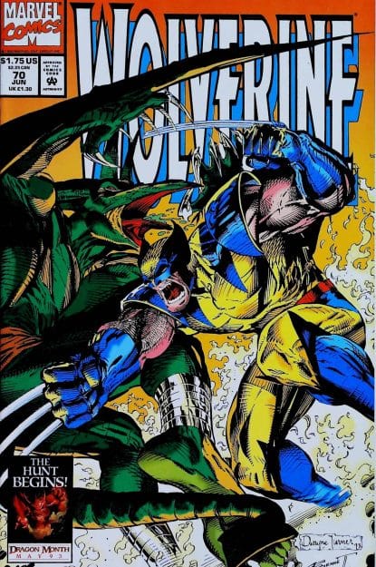 Couverture de WOLVERINE (1988) #70 - par Dwayne Turner - lecubeacomics.com
