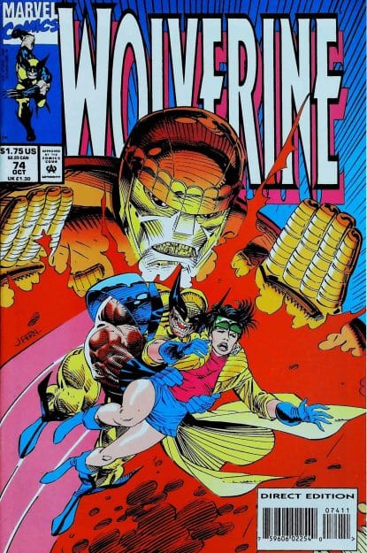 Couverture de WOLVERINE (1988) #74 - par Jim Fern - lecubeacomics.com