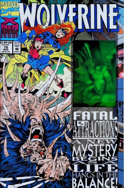 Couverture de WOLVERINE (1988) #75 - par Adam Kubert - lecubeacomics.com