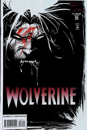 Couverture de WOLVERINE (1988) #82 - par Adam Kubert - lecubeacomics.com