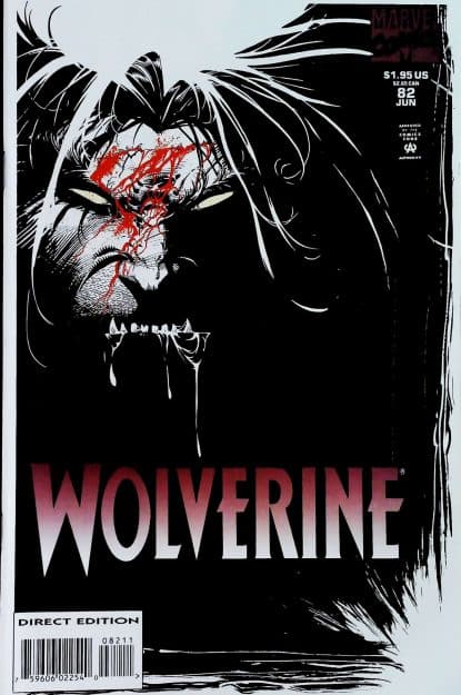 Couverture de WOLVERINE (1988) #82 - par Adam Kubert - lecubeacomics.com