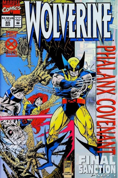 Couverture de WOLVERINE (1988) #85 - par Adam Kubert - lecubeacomics.com