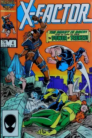 Couverture de X-FACTOR (1986) #4 - par Ron Frenz - lecubeacomics.com