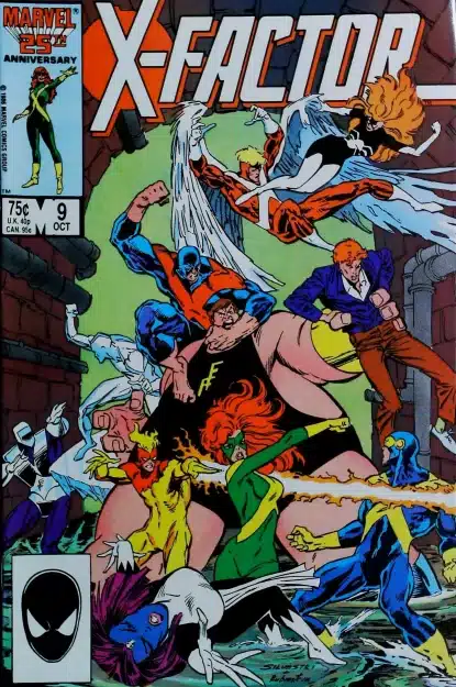 Couverture de X-FACTOR (1986) #9 - par Marc Silvestri - lecubeacomics.com