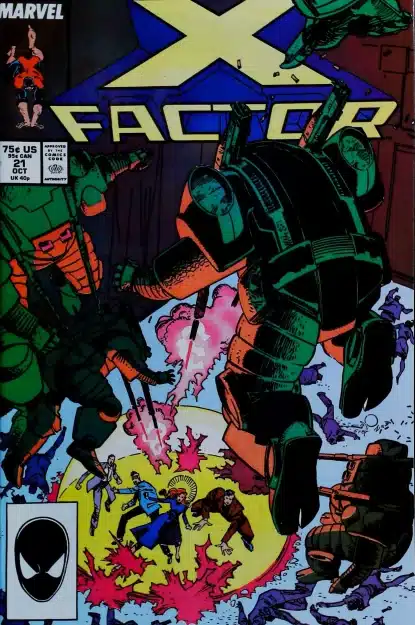 Couverture de X-FACTOR (1986) #21 - par Walter Simonson - lecubeacomics.com