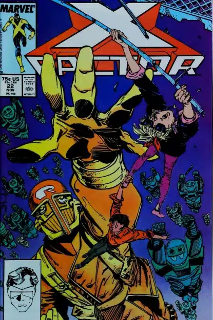 Couverture de X-FACTOR (1986) #22 - par Walter Simonson - lecubeacomics.com