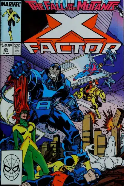 Couverture de X-FACTOR (1986) #25 - par Walter Simonson - lecubeacomics.com