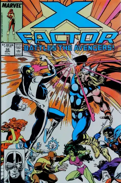 Couverture de X-FACTOR (1986) #32 - par Walter Simonson - lecubeacomics.com