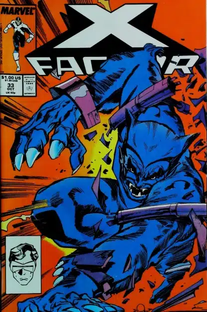 Couverture de X-FACTOR (1986) #33 - par Steve Lightle - lecubeacomics.com