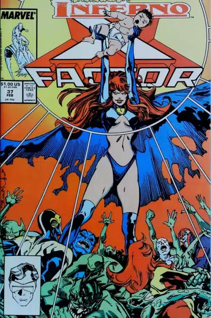 Couverture de X-FACTOR (1986) #37 - par Walter Simonson - lecubeacomics.com