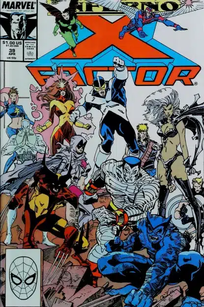 Couverture de X-FACTOR (1986) #39 - par Walter Simonson - lecubeacomics.com
