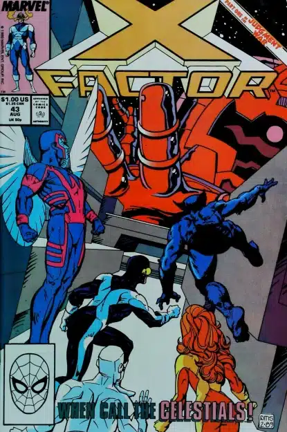 Couverture de X-FACTOR (1986) #43 - par Paul Smith - lecubeacomics.com