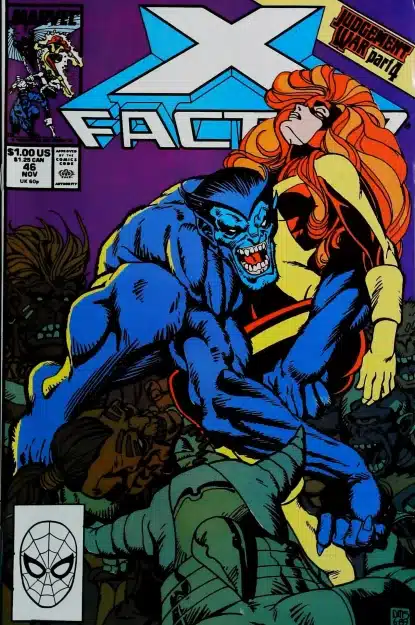 Couverture de X-FACTOR (1986) #46 - par Paul Smith - lecubeacomics.com