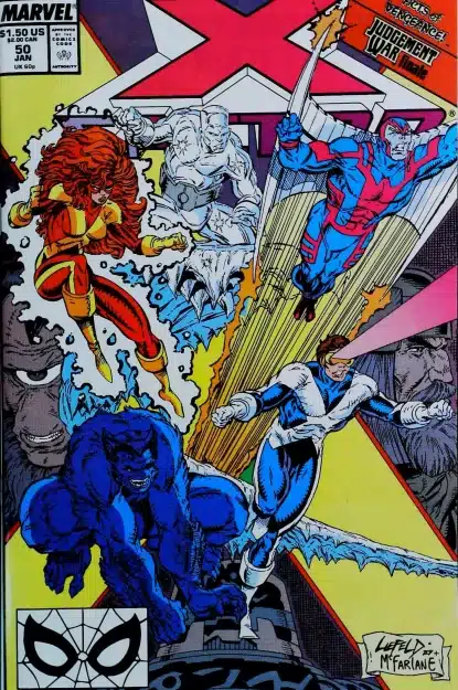 Couverture de X-FACTOR (1986) #50 - par Rob Liefeld - lecubeacomics.com
