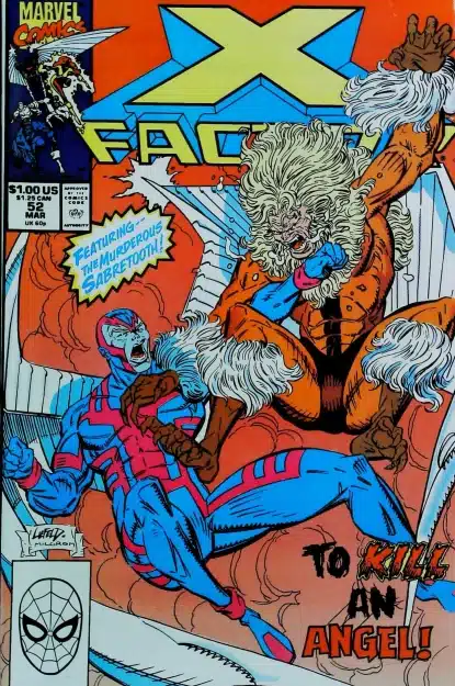 Couverture de X-FACTOR (1986) #52 - par Rob Liefeld - lecubeacomics.com