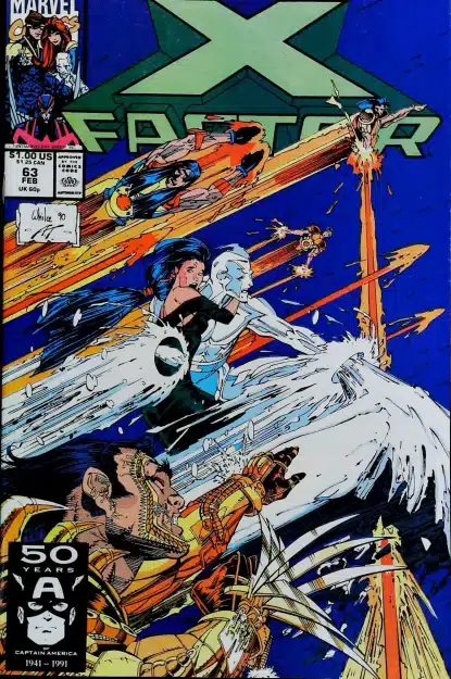 Couverture de X-FACTOR (1986) #63 - par Whilce Portacio - lecubeacomics.com