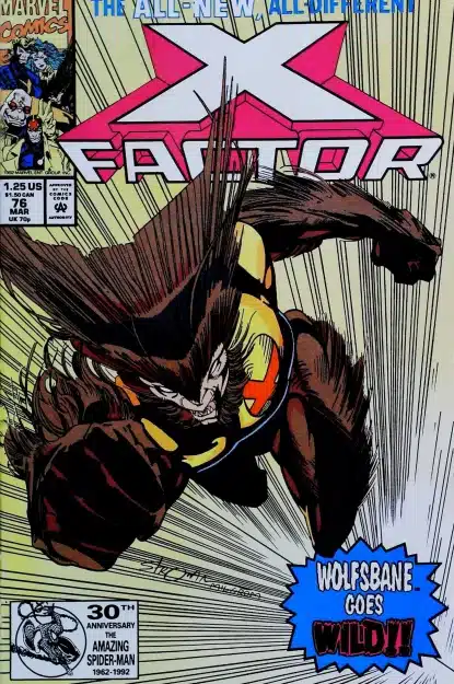 Couverture de X-FACTOR (1986) #76 - par Larry Stroman - lecubeacomics.com