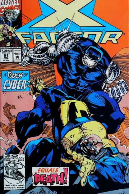 Couverture de X-FACTOR (1986) #81 - par Larry Stroman - lecubeacomics.com