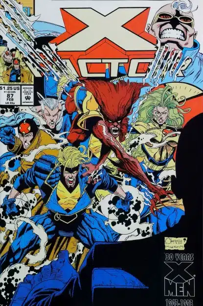 Couverture de X-FACTOR (1986) #87 - par Joe Quesada - lecubeacomics.com
