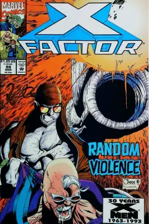 Couverture de X-FACTOR (1986) #88 - par Joe Quesada - lecubeacomics.com