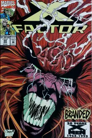 Couverture de X-FACTOR (1986) #89 - par Joe Quesada - lecubeacomics.com