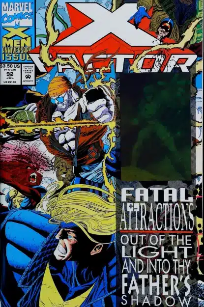 Couverture de X-FACTOR (1986) #92 - par Joe Quesada - lecubeacomics.com