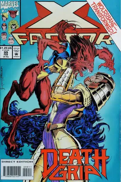 Couverture de X-FACTOR (1986) #99 - par Jan Duursema - lecubeacomics.com