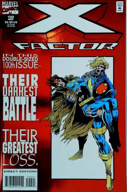 Couverture de X-FACTOR (1986) #100 - par Jan Duursema - lecubeacomics.com