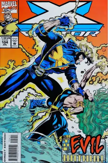 Couverture de X-FACTOR (1986) #104 - par Jan Duursema - lecubeacomics.com