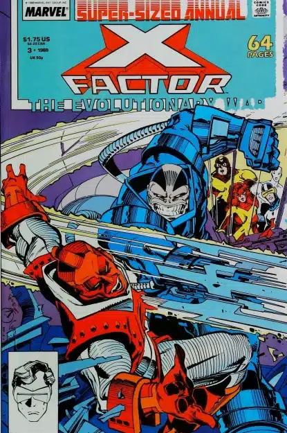 Couverture de X-FACTOR (1986) ANNUAL #3 - par Walter Simonson - lecubeacomics.com