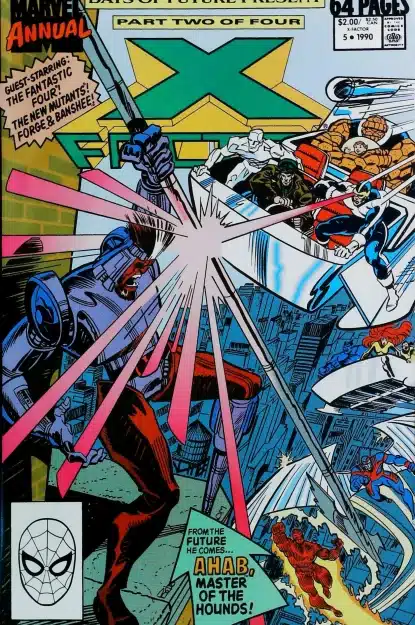 Couverture de X-FACTOR (1986) ANNUAL #5 - par Jon Bogdanove - lecubeacomics.com