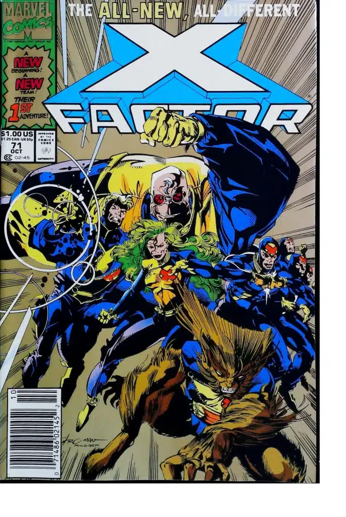 X-Factor #71 Variant, vue de l'exemplaire
