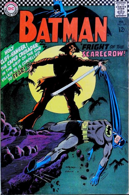 Couverture de BATMAN (1940) #189 - par Carmine Infantino - lecubeacomics.com