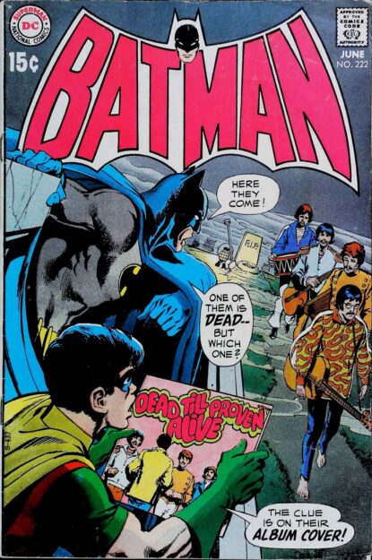 Couverture de BATMAN (1940) #222 - par Neal Adams - lecubeacomics.com