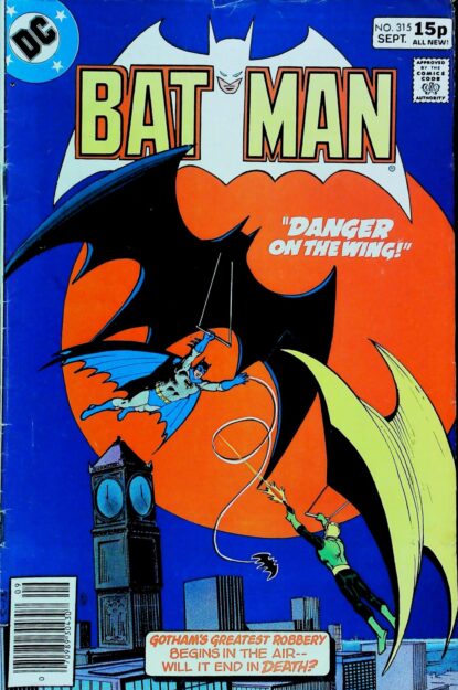 Couverture de BATMAN (1940) #315 - par Dick Giordano - lecubeacomics.com