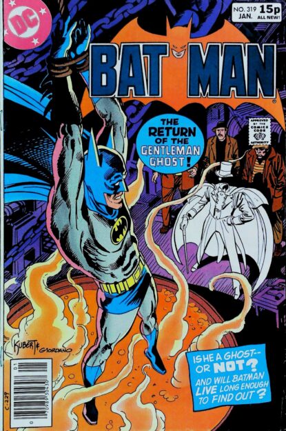 Couverture de BATMAN (1940) #319 - par Joe Kubert - lecubeacomics.com
