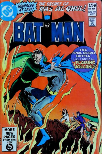 Couverture de BATMAN (1940) #335 - par Jim Aparo - lecubeacomics.com