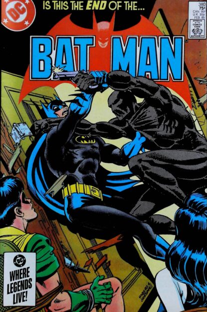 Couverture de BATMAN (1940) #380 - par Rick Hober - lecubeacomics.com