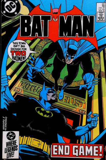 Couverture de BATMAN (1940) #381 - par Rick Hober - lecubeacomics.com
