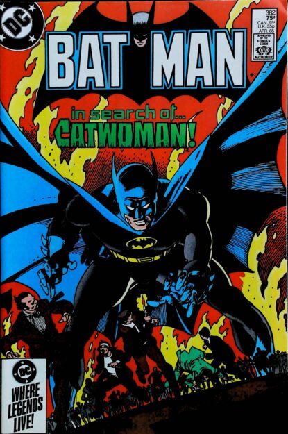 Couverture de BATMAN (1940) #382 - par Gil Kane - lecubeacomics.com