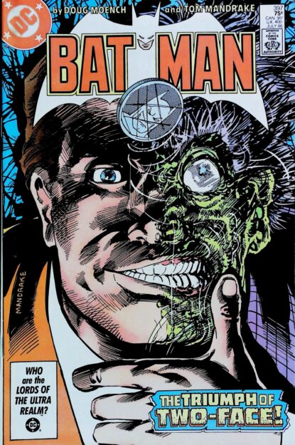 Couverture de BATMAN (1940) #397 - par Tom Mandrake - lecubeacomics.com