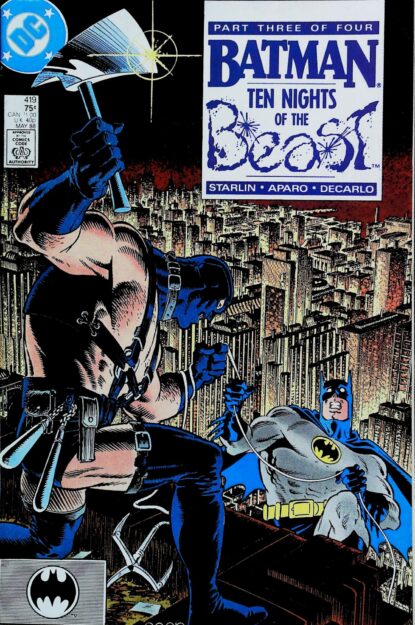 Couverture de BATMAN (1940) #419 - par Mike Zeck - lecubeacomics.com