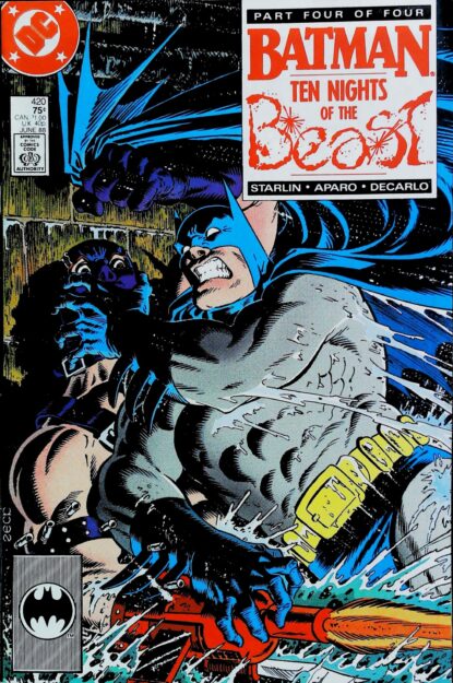 Couverture de BATMAN (1940) #420 - par Mike Zeck - lecubeacomics.com