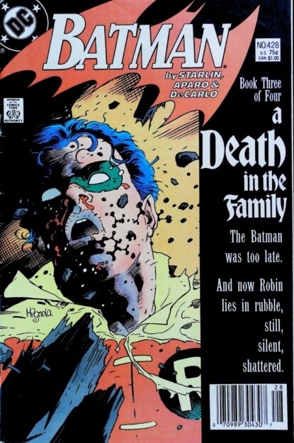 Couverture de BATMAN (1940) #428 - par Mike Mignola - lecubeacomics.com