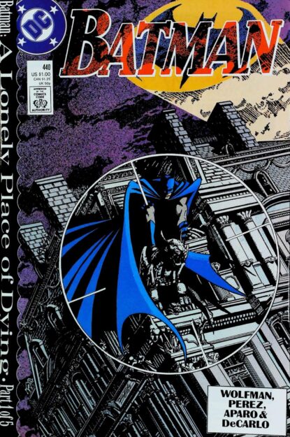 Couverture de BATMAN (1940) #440 - par George Perez - lecubeacomics.com