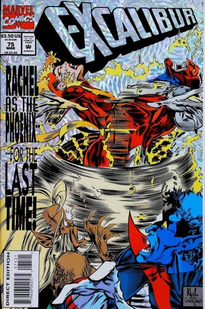 Couverture de EXCALIBUR (1988) #75 - par Ken Lashley - lecubeacomics.com