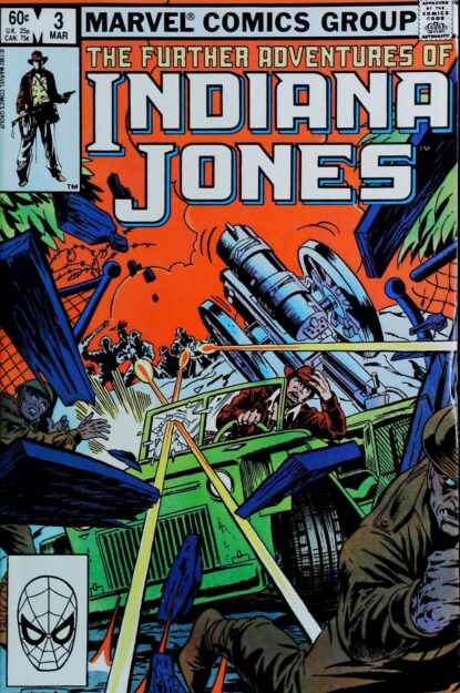 Couverture de FURTHER ADVENTURES OF INDIANA JONES #3 - par Richard Howell - lecubeacomics.com