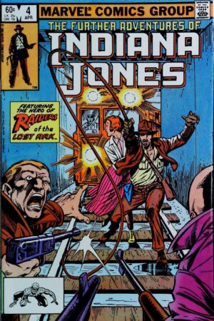 Couverture de FURTHER ADVENTURES OF INDIANA JONES #4 - par Ron Frenz - lecubeacomics.com