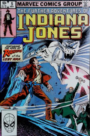 Couverture de FURTHER ADVENTURES OF INDIANA JONES #5 - par Ron Frenz - lecubeacomics.com