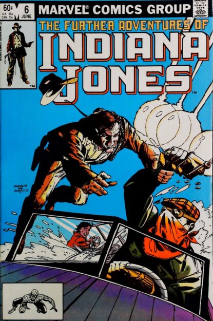 Couverture de FURTHER ADVENTURES OF INDIANA JONES #6 - par Howard Chaykin - lecubeacomics.com